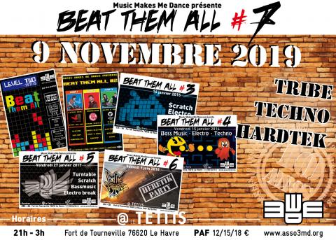 Beat Them All #7 - Flyer by Tybografik