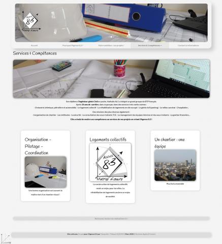 Site web de l'Agence 8.3 - Pages by Tybografik