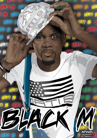Black M - Artwork - by Tybografik