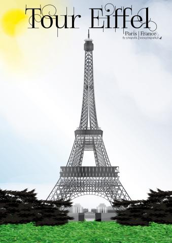 Tour Eiffel by Tybografik