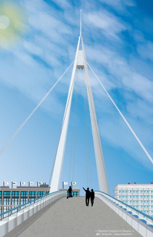 Passerelle François-Le-Chevalier by Tybografik