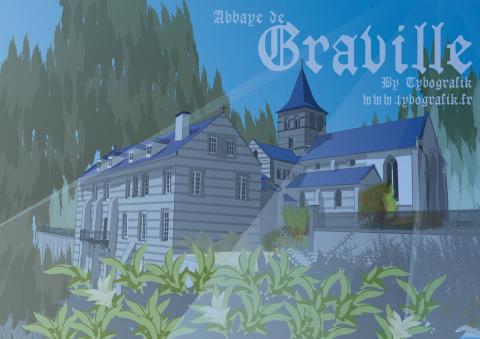 Abbaye de Graville by Tybografik