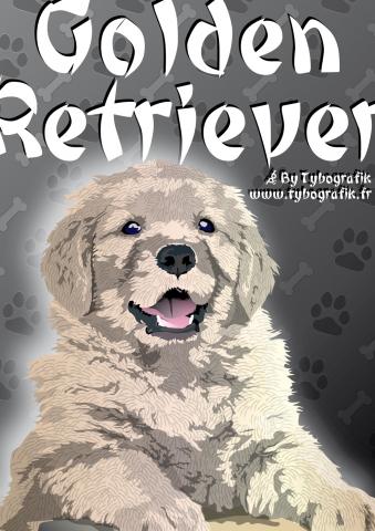 Golden Retriever by Tybografik