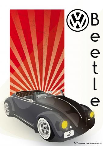VW Beetle by Tybografik