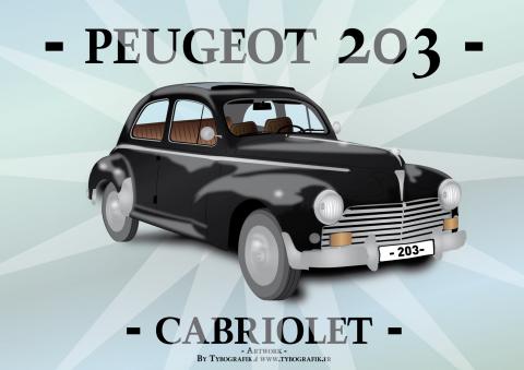 Peugeot 203 Classique by Tybografik