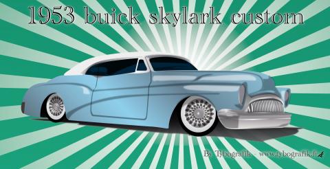 Buick Skylark 1953 by Tybografik